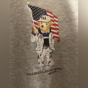 POLO RALPH LAUREN MEN’S HOODIE Sz LRG NWOT: GREY AMERICANA